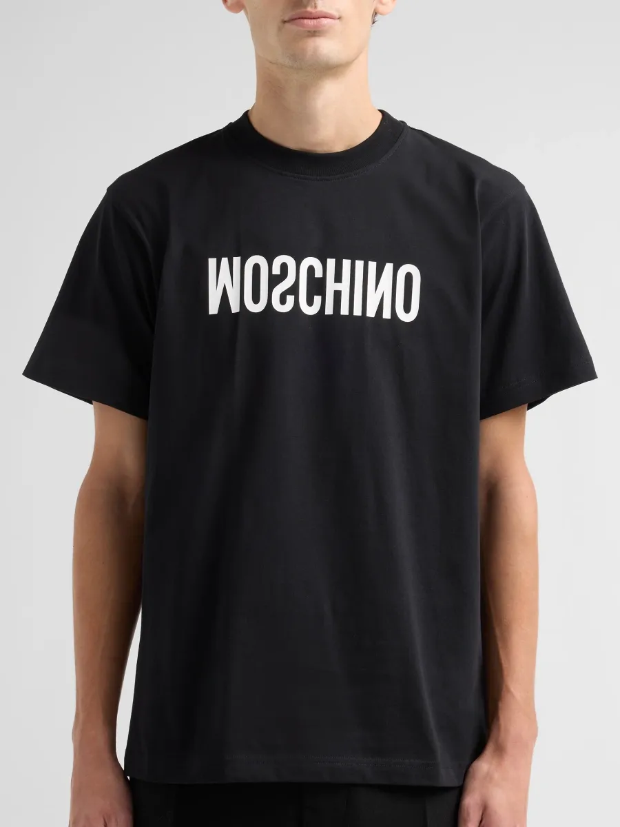 MOSCHINO Men's Logo Cotton Jersey T-Shirt | Thumbnail 5