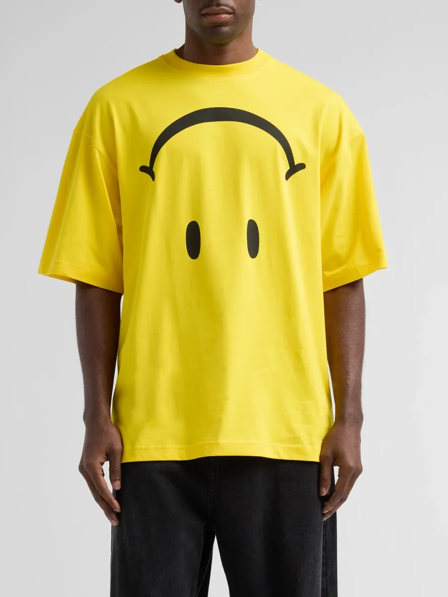 MOSCHINO Men's Smiley Face Jersey T-Shirt | Thumbnail 4 MOSCHINO Men's Smiley Face Jersey T-Shirt | Thumbnail 4