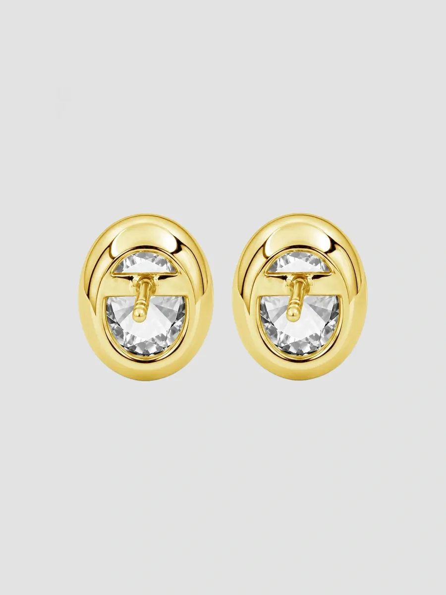 Lab Grown Diamonds Women's 18K Yellow Gold & 2.00 TCW Lab-Grown Diamond Stud Earrings | Thumbnail 2 Lab Grown Diamonds Women's 18K Yellow Gold & 2.00 TCW Lab-Grown Diamond Stud Earrings | Thumbnail 2