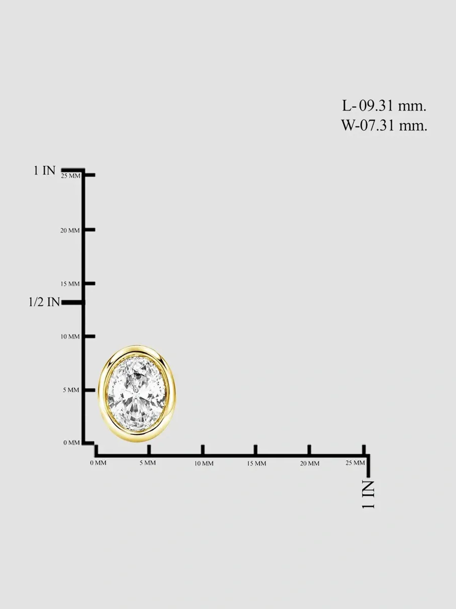 Lab Grown Diamonds Women's 18K Yellow Gold & 2.00 TCW Lab-Grown Diamond Stud Earrings | Thumbnail 3 Lab Grown Diamonds Women's 18K Yellow Gold & 2.00 TCW Lab-Grown Diamond Stud Earrings | Thumbnail 3