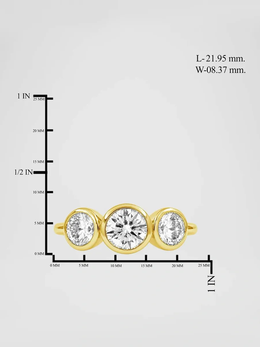 Lab Grown Diamonds Women's 18K Yellow Gold & 2.50 TCW Lab-Grown Diamond Ring | Thumbnail 4 Lab Grown Diamonds Women's 18K Yellow Gold & 2.50 TCW Lab-Grown Diamond Ring | Thumbnail 4
