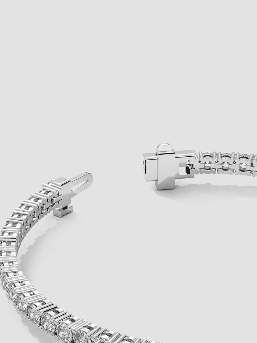 Lab Grown Diamonds Women's 18K White Gold & 5.00 TCW Lab-Grown Diamond Tennis Bracelet | Thumbnail 2 Lab Grown Diamonds Women's 18K White Gold & 5.00 TCW Lab-Grown Diamond Tennis Bracelet | Thumbnail 2