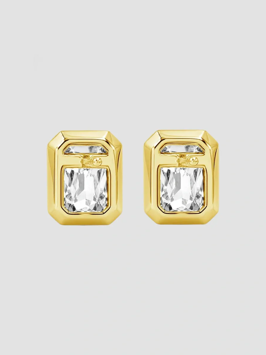 Lab Grown Diamonds Women's 18K Yellow Gold & 2 TCW Lab-Grown Diamond Stud Earrings | Thumbnail 2 Lab Grown Diamonds Women's 18K Yellow Gold & 2 TCW Lab-Grown Diamond Stud Earrings | Thumbnail 2