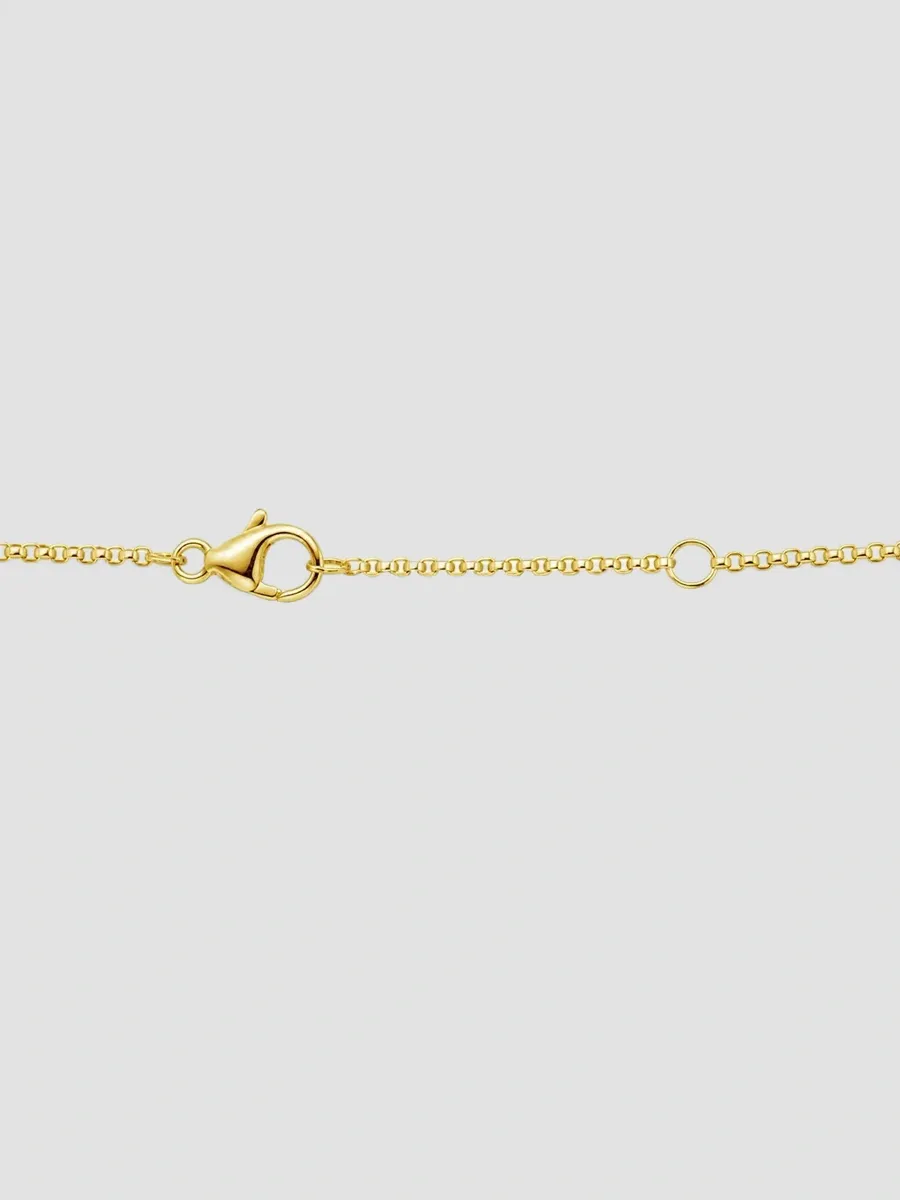 Lab Grown Diamonds Women's 18K Yellow Gold & 2 TCW Lab-Grown Diamond 5-Drop Floating Necklace | Thumbnail 3 Lab Grown Diamonds Women's 18K Yellow Gold & 2 TCW Lab-Grown Diamond 5-Drop Floating Necklace | Thumbnail 3
