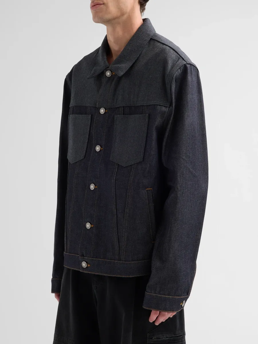 Lanvin Men's Classic Denim Jacket | Thumbnail 4 Lanvin Men's Classic Denim Jacket | Thumbnail 4