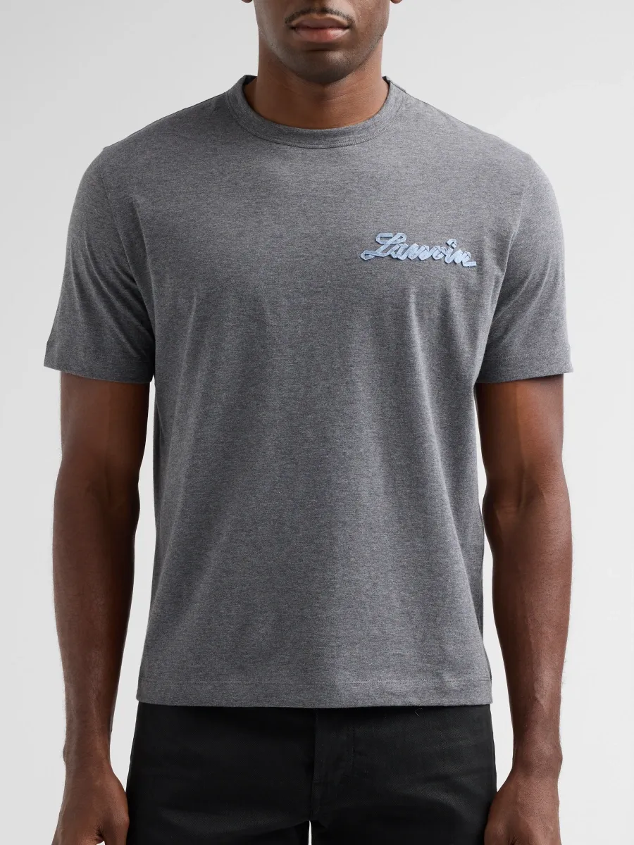 Lanvin Men's Logo Appliqué T-Shirt | Thumbnail 5 Lanvin Men's Logo Appliqué T-Shirt | Thumbnail 5