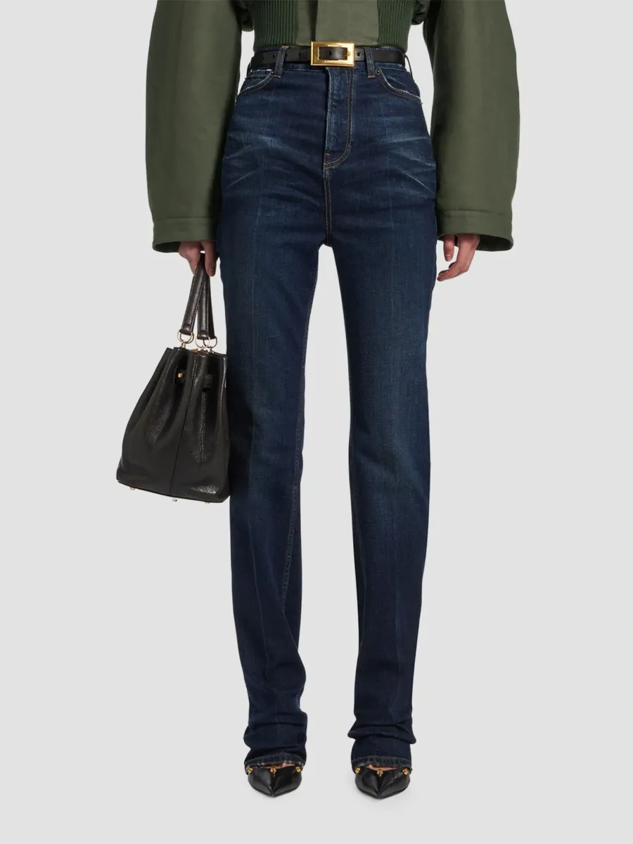 Balenciaga Women's High Waist Slim Jeans | Thumbnail 3 Balenciaga Women's High Waist Slim Jeans | Thumbnail 3