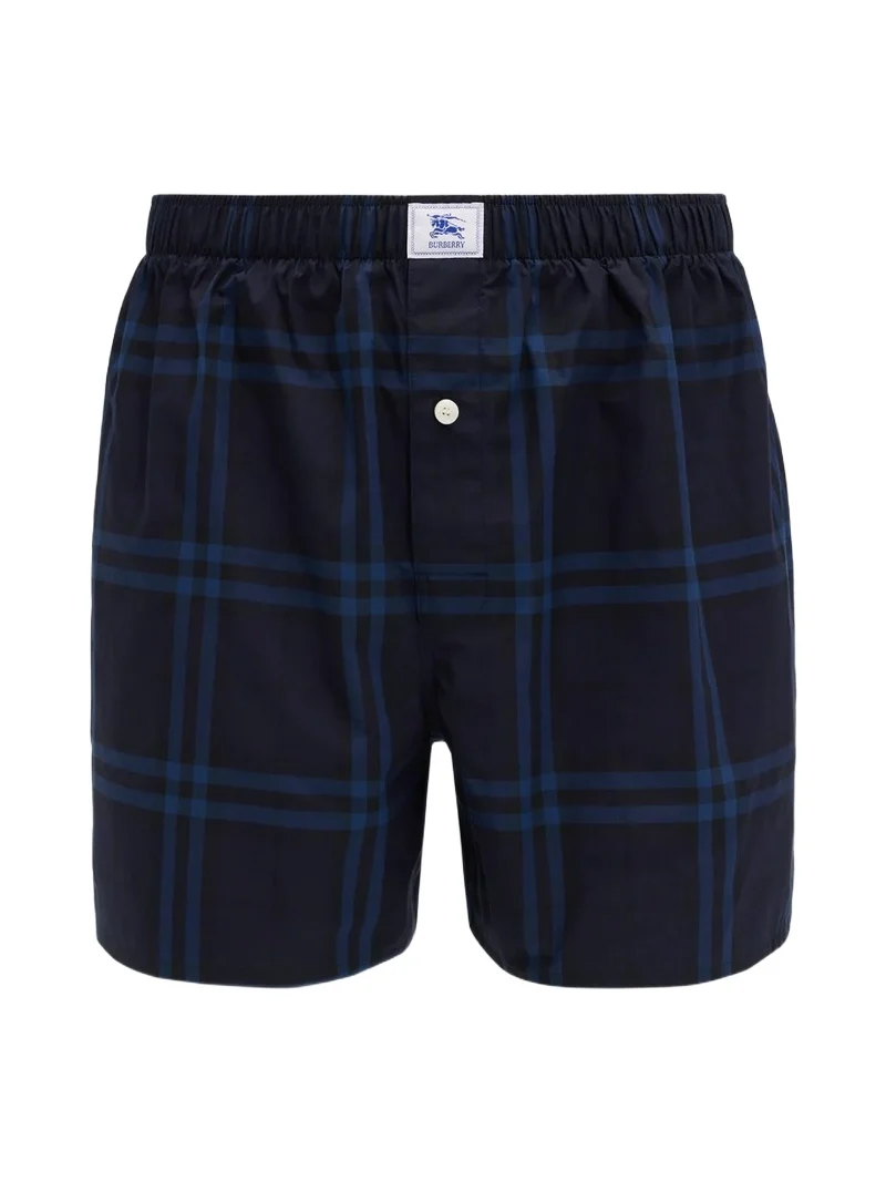 Men's Barnaby Check Cotton Boxers Men's Barnaby Check Cotton Boxers