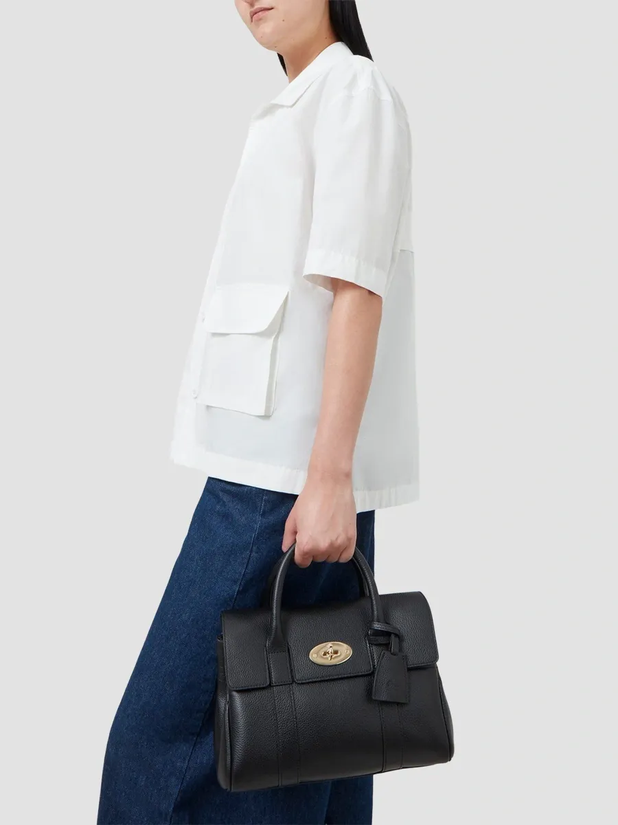 Mulberry Women's Small Bayswater Leather Satchel | Thumbnail 3 Mulberry Women's Small Bayswater Leather Satchel | Thumbnail 3