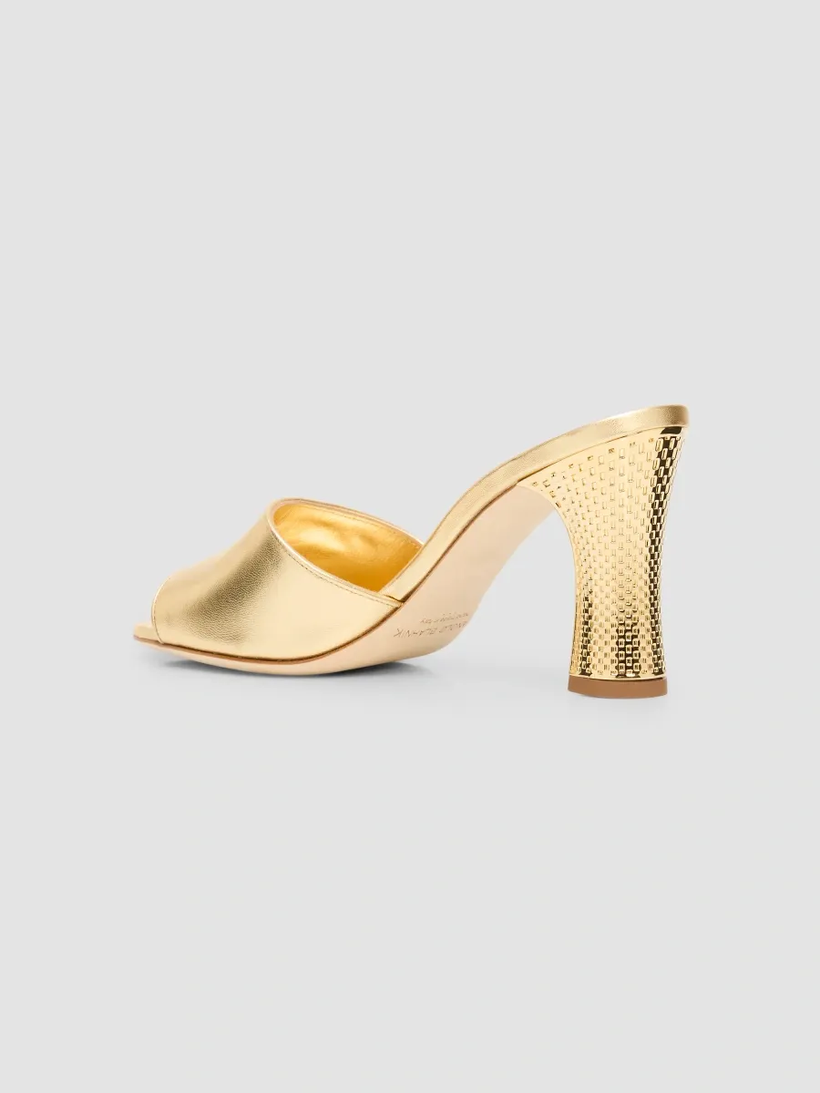 Manolo Blahnik Women's Larexa 90MM Laminated Leather Sandals | Thumbnail 4 Manolo Blahnik Women's Larexa 90MM Laminated Leather Sandals | Thumbnail 4
