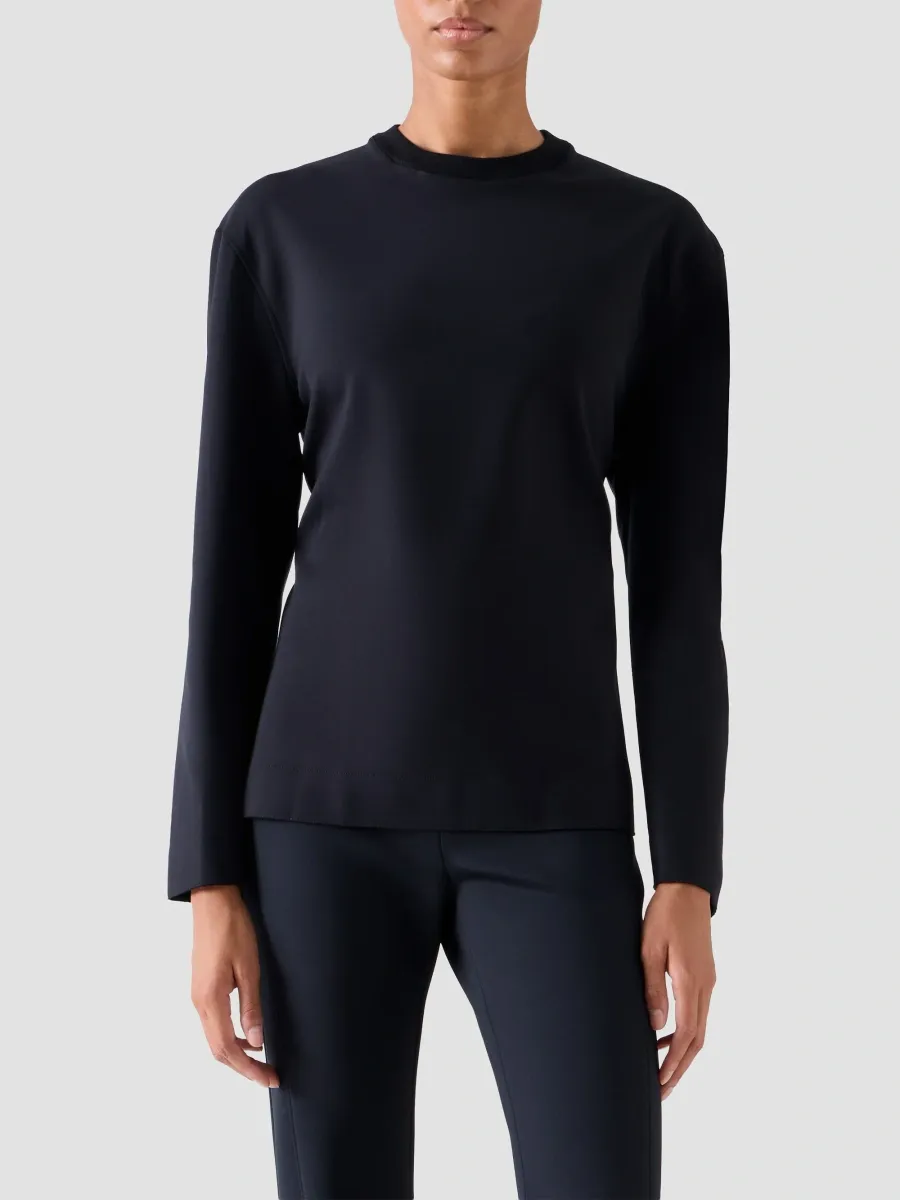 Akris Women's Wrap-Effect Open-Back Top | Thumbnail 4