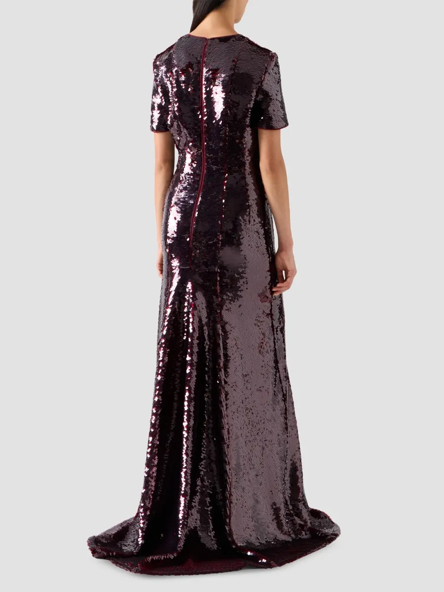 Akris Women's Sequined Tulle A-Line Gown | Thumbnail 3
