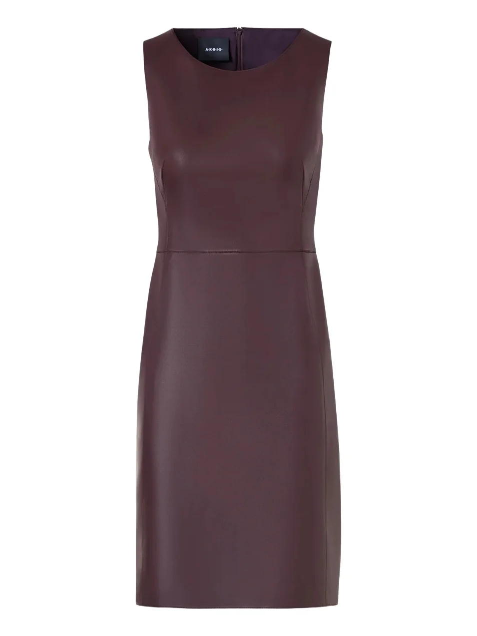 Akris Women's Nappa Leather Mini Sheath Dress