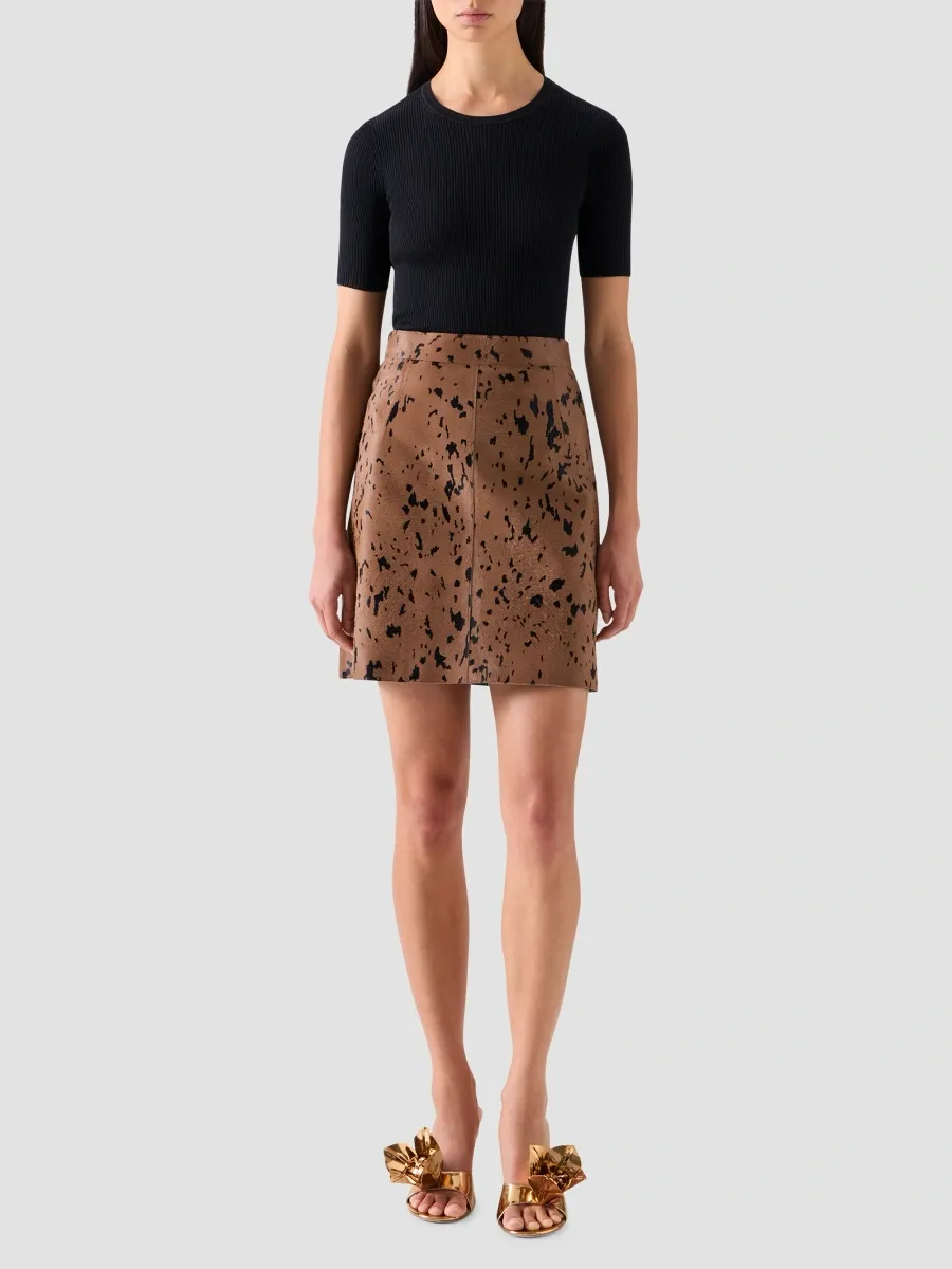Akris Women's Silk-Cotton Seamless Rib-Knit Crewneck Sweater | Thumbnail 2