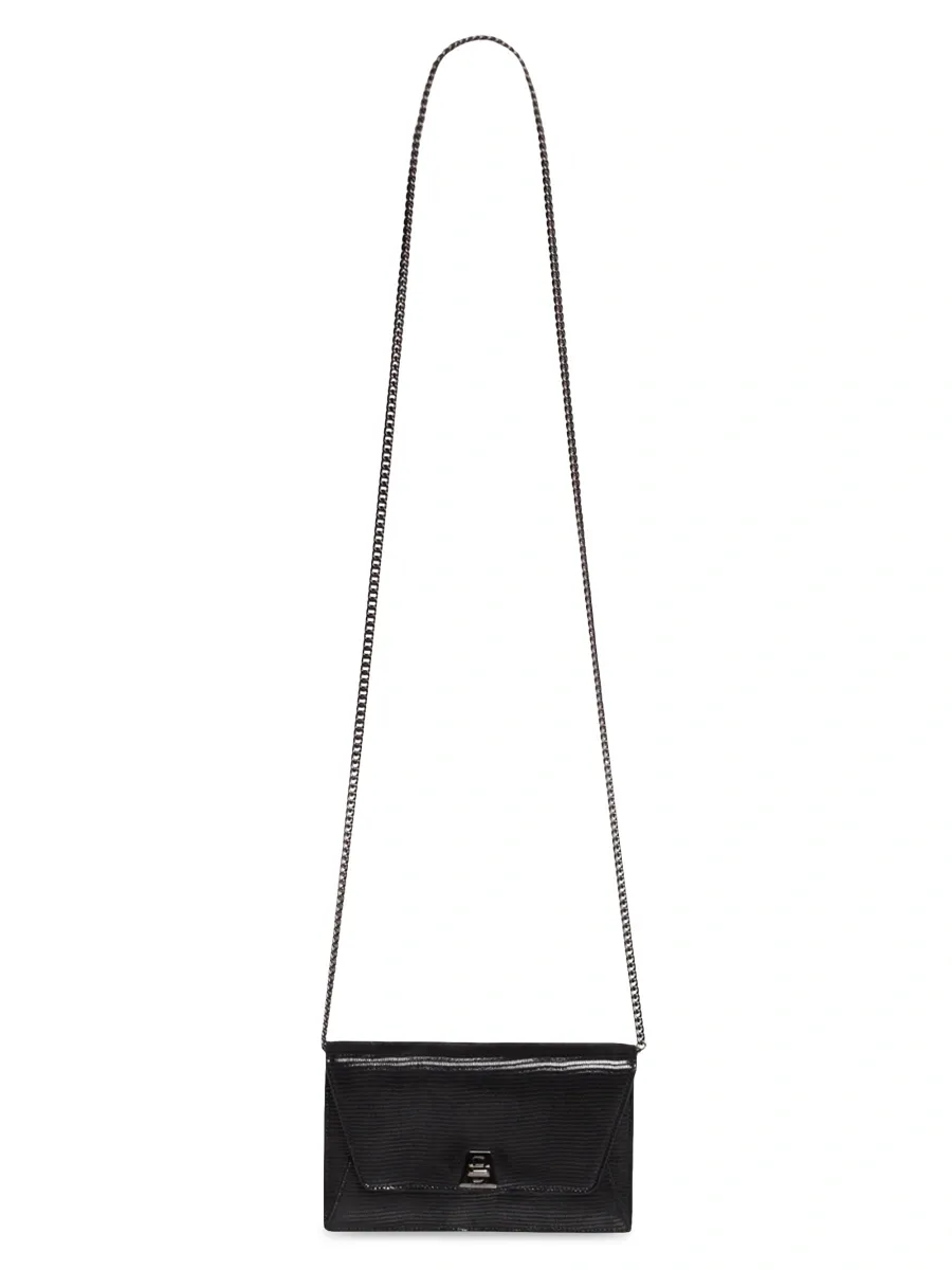 Akris Women's Anouk Envelope Patent Leather Crossbody Bag | Thumbnail 4 Akris Women's Anouk Envelope Patent Leather Crossbody Bag | Thumbnail 4