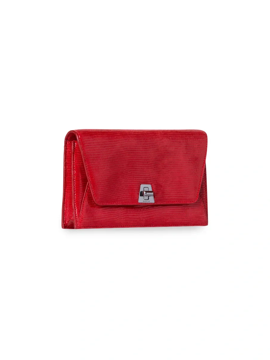 Akris Women's Anouk Envelope Patent Leather Crossbody Bag | Thumbnail 2 Akris Women's Anouk Envelope Patent Leather Crossbody Bag | Thumbnail 2