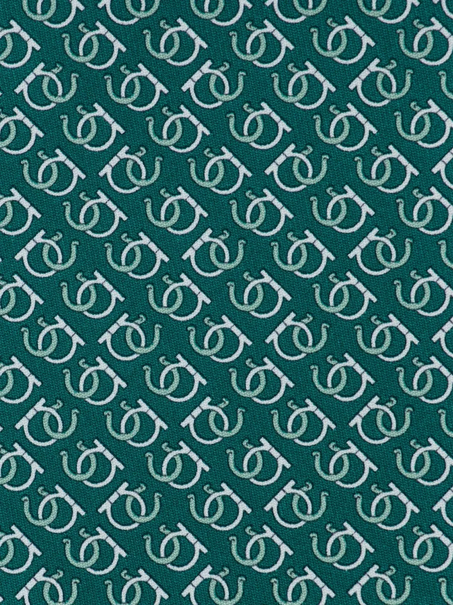 Ferragamo Men's Dea Good-Luck Print Silk Tie | Thumbnail 3 Ferragamo Men's Dea Good-Luck Print Silk Tie | Thumbnail 3