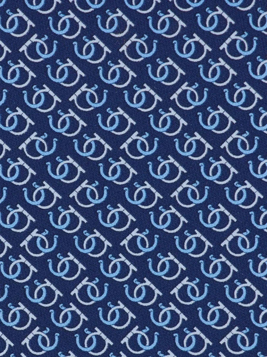 Ferragamo Men's Dea Good-Luck Print Silk Tie | Thumbnail 3 Ferragamo Men's Dea Good-Luck Print Silk Tie | Thumbnail 3