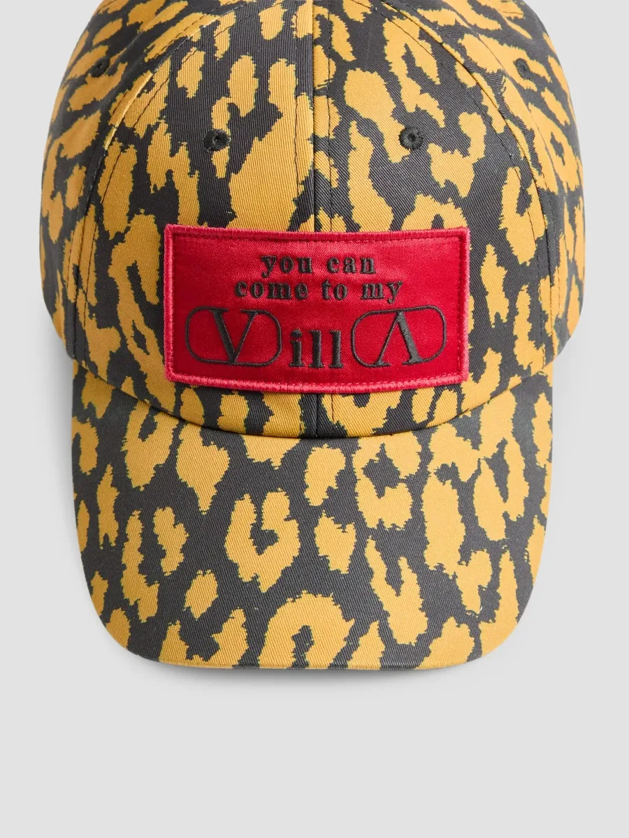 Valentino Men's MyVilla Animalier Jacquard Cotton Baseball Cap | Thumbnail 5 Valentino Men's MyVilla Animalier Jacquard Cotton Baseball Cap | Thumbnail 5