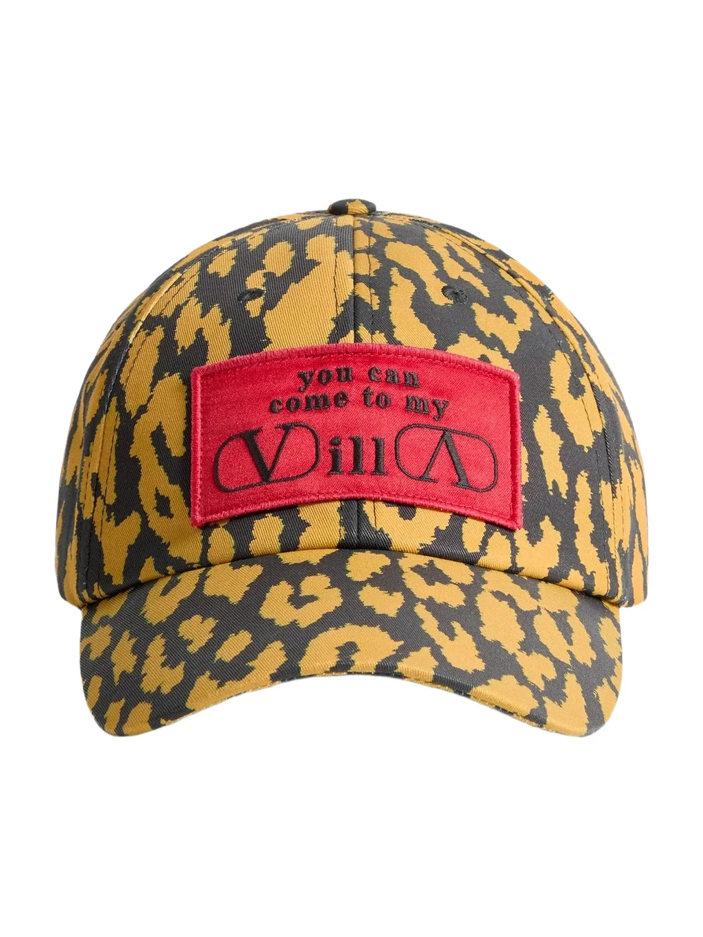 Valentino Men's MyVilla Animalier Jacquard Cotton Baseball Cap