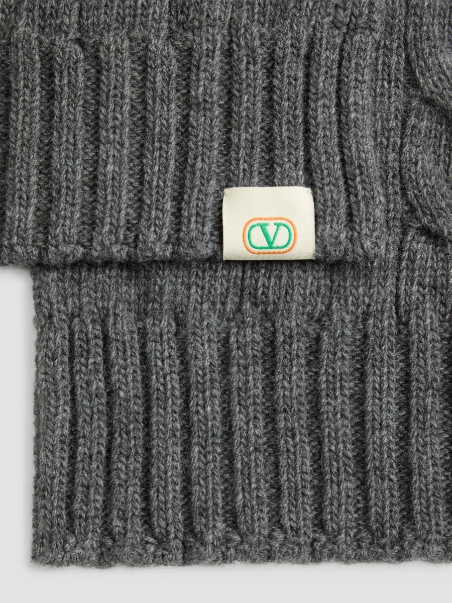 Valentino Men's Woolen Scarf | Thumbnail 3 Valentino Men's Woolen Scarf | Thumbnail 3