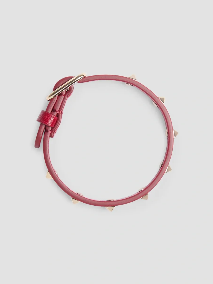 Valentino Women's Rockstud Leather Bracelet | Thumbnail 2