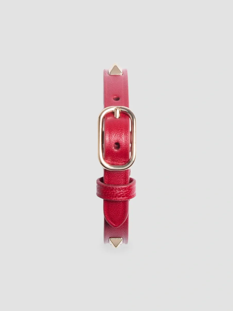 Valentino Women's Rockstud Leather Bracelet | Thumbnail 3