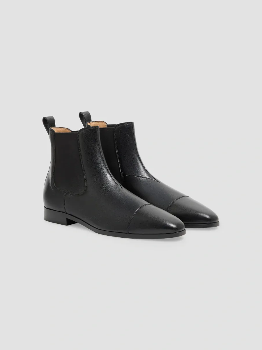 Valentino Men's Mockers Ankle Boots in Kidskin - Black | Thumbnail 2 Valentino Men's Mockers Ankle Boots in Kidskin - Black | Thumbnail 2