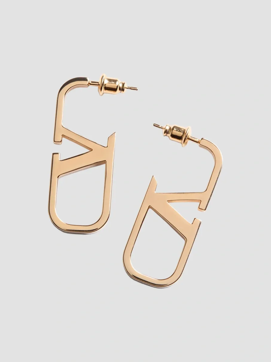 Valentino Women's VLogo Signature Metal Earrings | Thumbnail 2 Valentino Women's VLogo Signature Metal Earrings | Thumbnail 2