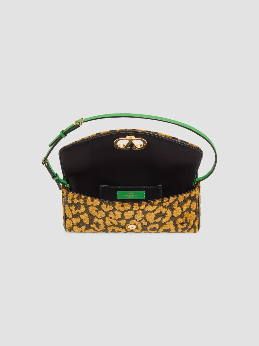 Valentino Women's Devain Small Shoulder Bag in Animalier Jacquard Fabric | Thumbnail 7 Valentino Women's Devain Small Shoulder Bag in Animalier Jacquard Fabric | Thumbnail 7