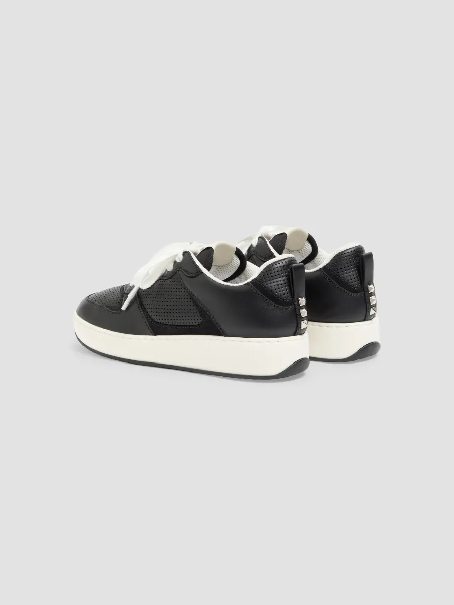 Valentino Men's Riseone Sneakers in Nappa Calfskin - Black | Thumbnail 3 Valentino Men's Riseone Sneakers in Nappa Calfskin - Black | Thumbnail 3
