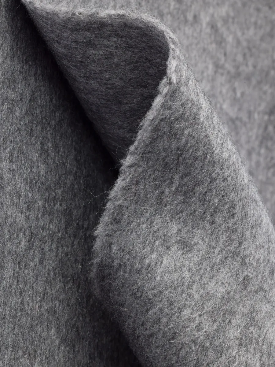 Prada Women's Silk and Cashmere Scarf - Dark Grey | Thumbnail 3