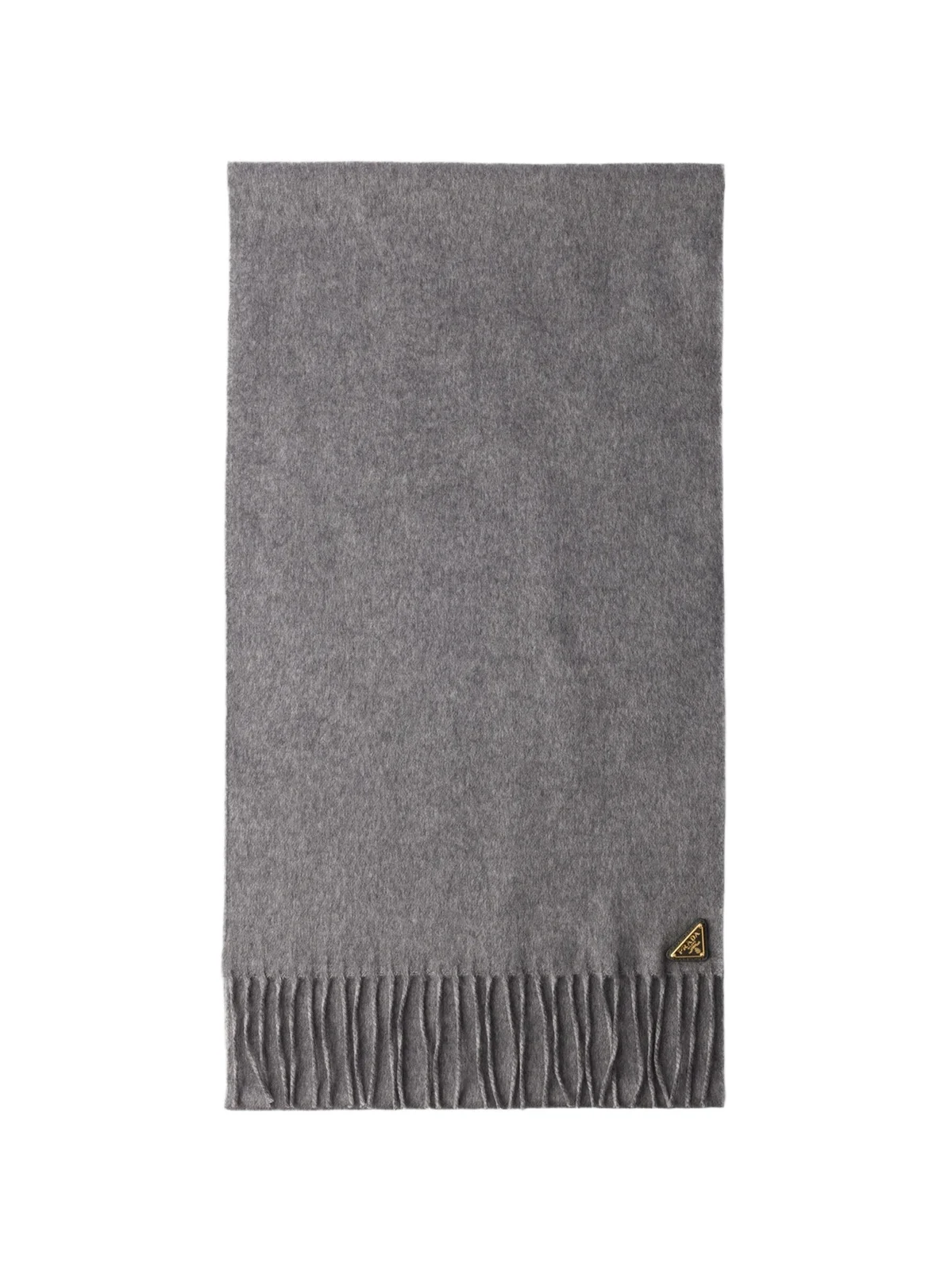 Women's Silk and Cashmere Scarf - Dark Grey