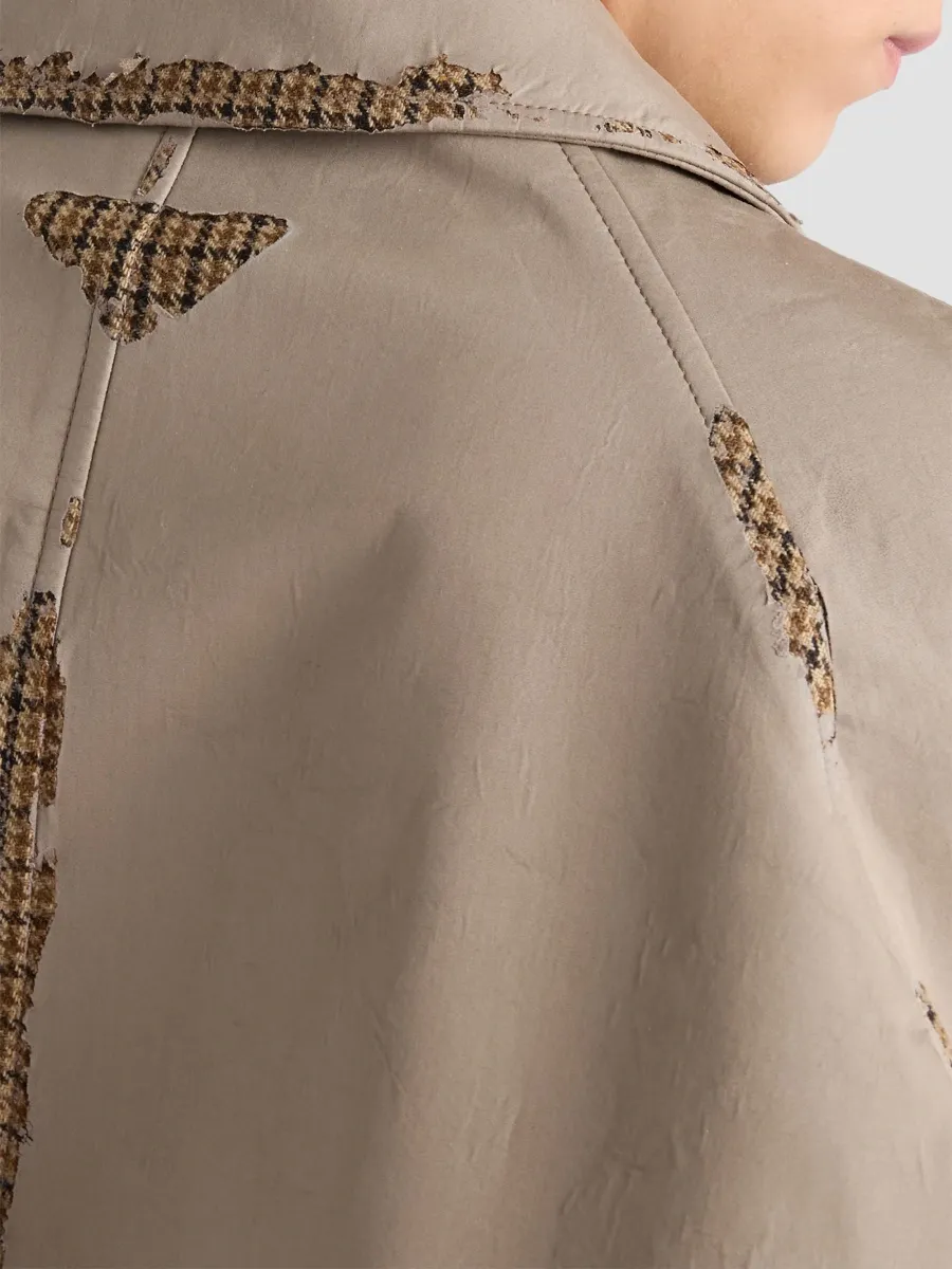 Prada Men's Bonded Devoré Cotton Coat | Thumbnail 6 Prada Men's Bonded Devoré Cotton Coat | Thumbnail 6