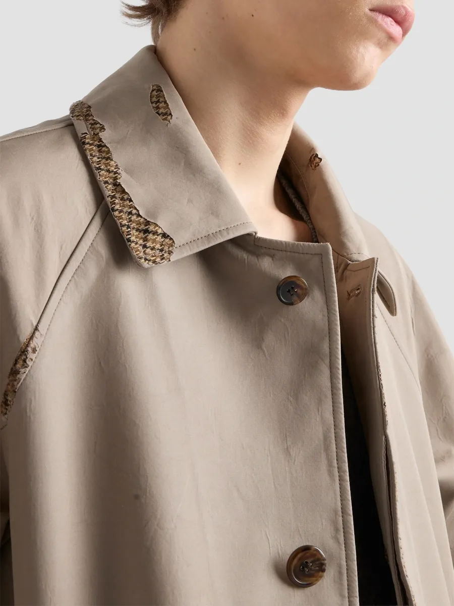 Prada Men's Bonded Devoré Cotton Coat | Thumbnail 7 Prada Men's Bonded Devoré Cotton Coat | Thumbnail 7
