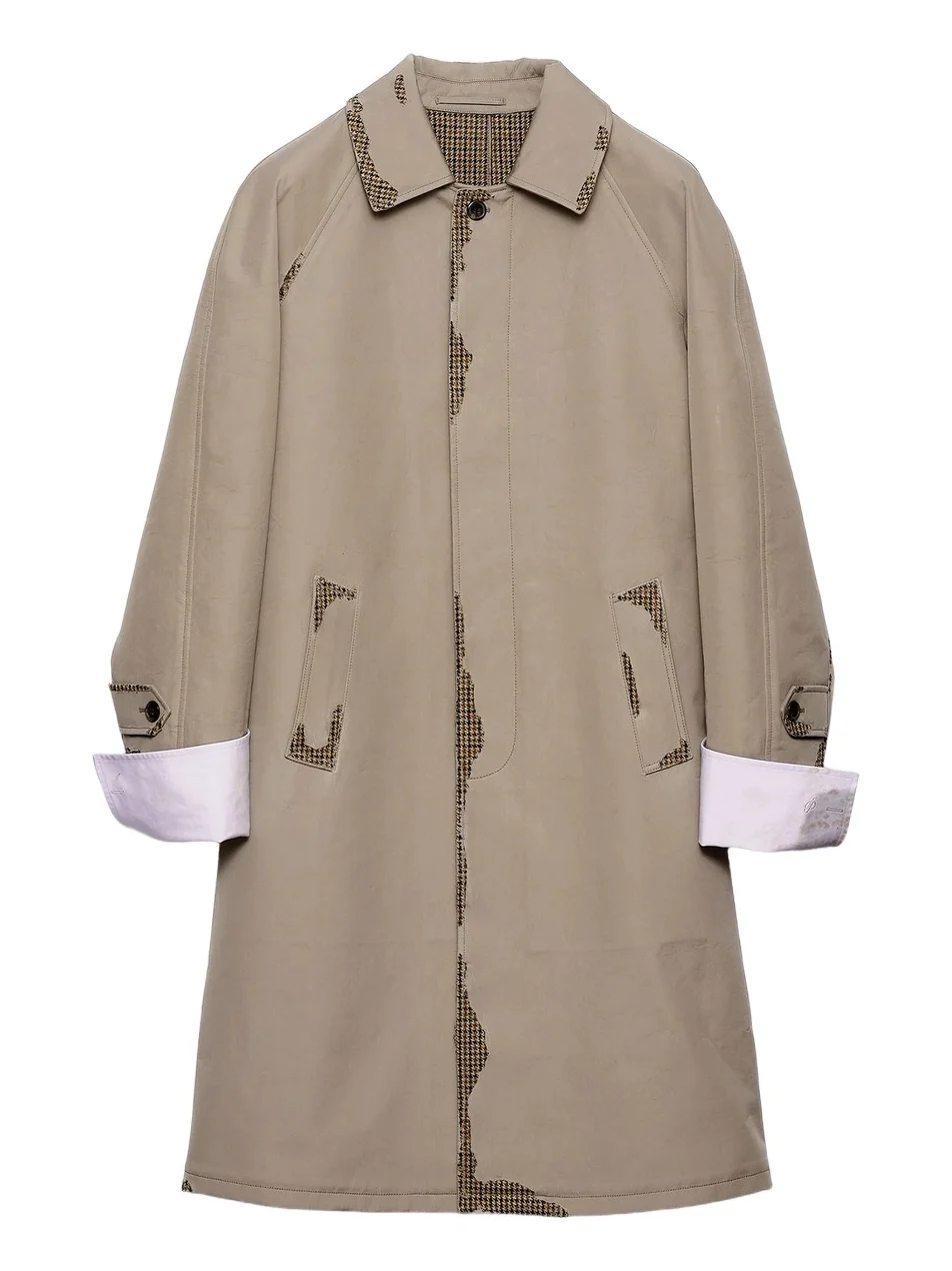 Prada Men's Bonded Devoré Cotton Coat