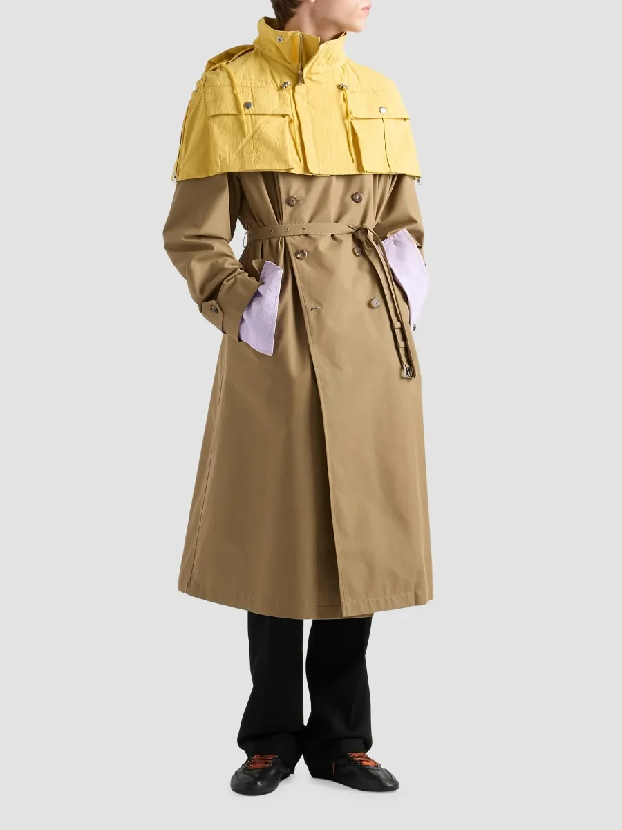 Prada Men's Cotton Blend Coat | Thumbnail 2
