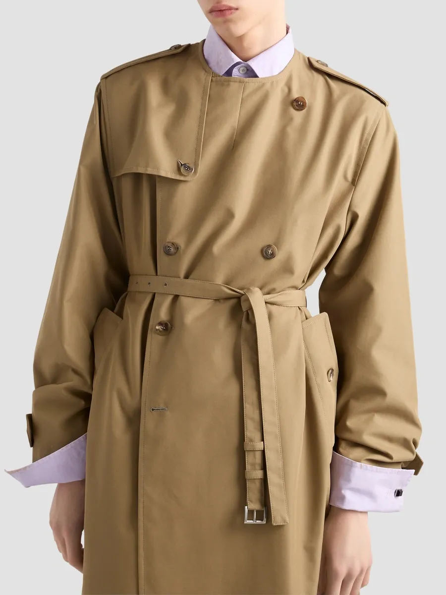 Prada Men's Cotton Blend Coat | Thumbnail 6
