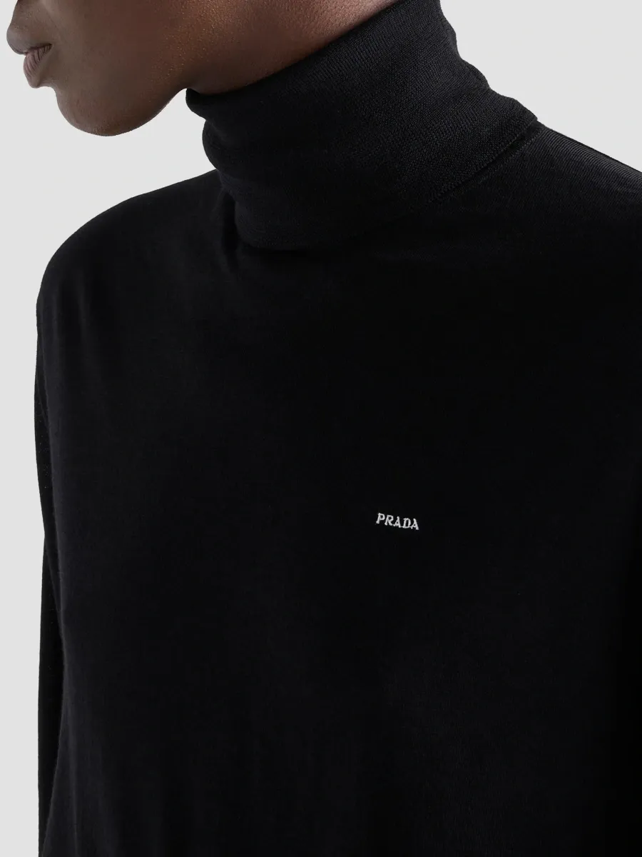 Prada Women's Wool Turtleneck Sweater | Thumbnail 6 Prada Women's Wool Turtleneck Sweater | Thumbnail 6