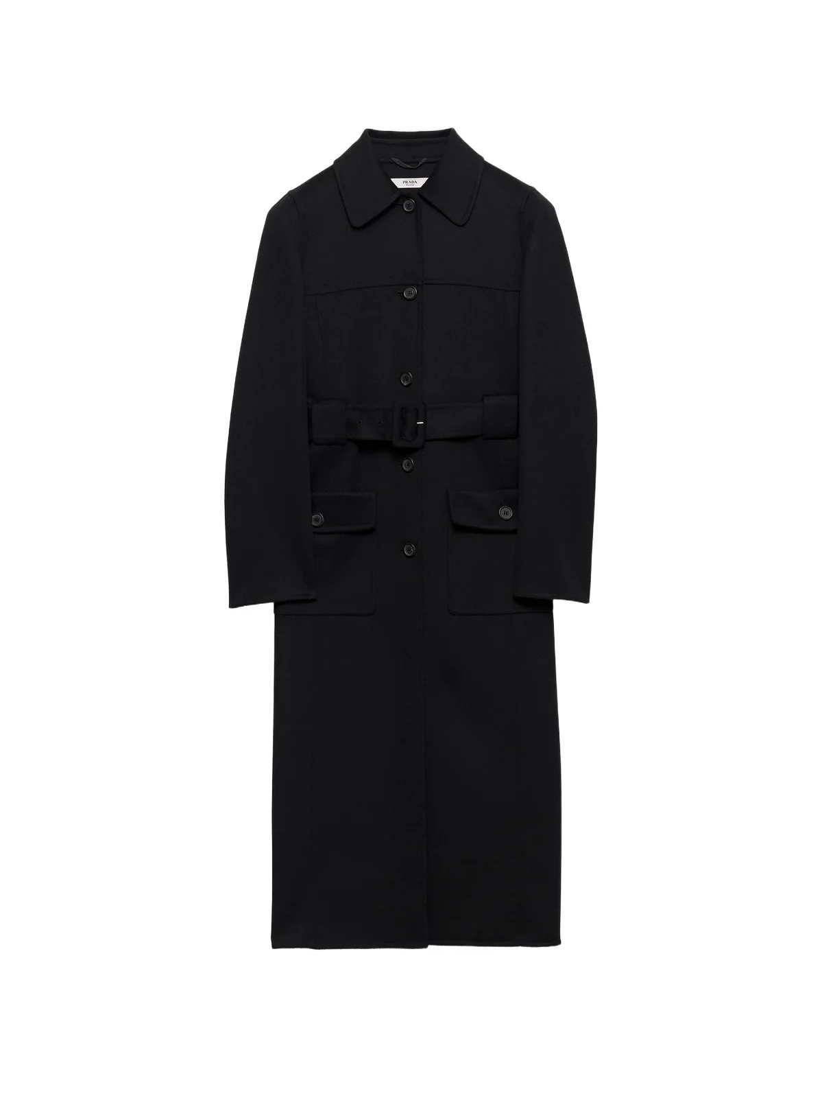 Women's Single-Breasted Double Cloth Overcoat