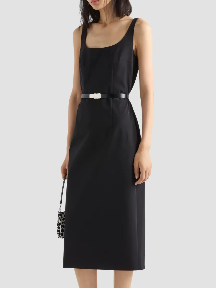 Prada Women's Stretch Technical Fabric Dress | Thumbnail 3
