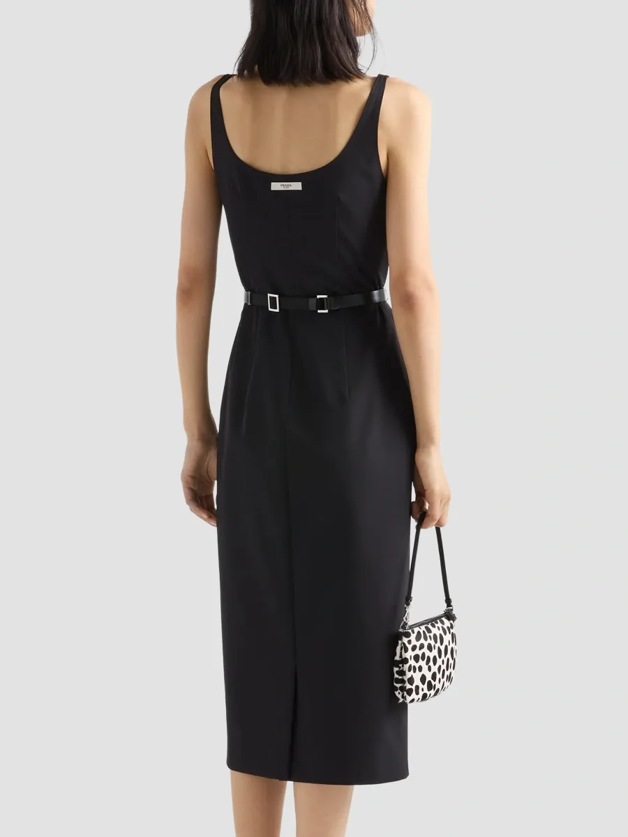 Prada Women's Stretch Technical Fabric Dress | Thumbnail 4