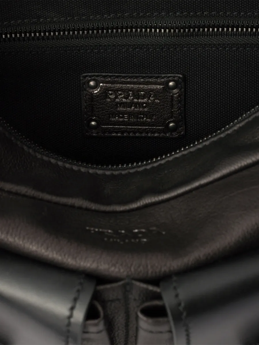 Prada Men's Route Leather Shoulder Bag | Thumbnail 7