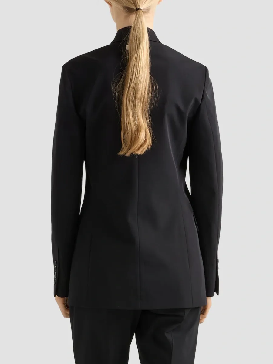 Prada Women's Single-Breasted Techno Stretch Jacket | Thumbnail 5