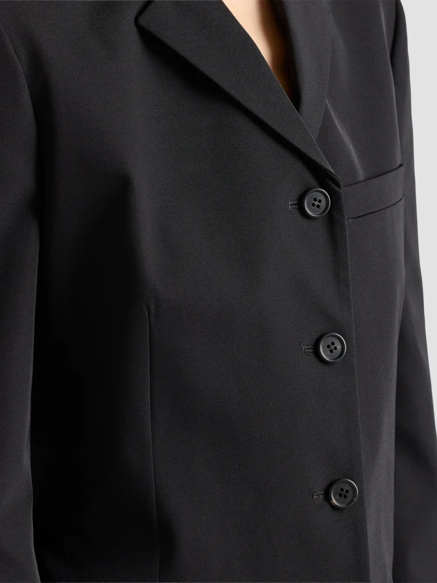 Prada Women's Single-Breasted Techno Stretch Jacket | Thumbnail 7
