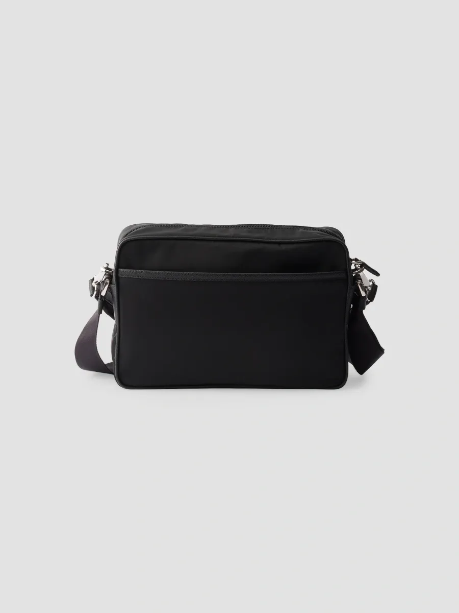 Prada Men's Re-Nylon and Leather Shoulder Bag | Thumbnail 5 Prada Men's Re-Nylon and Leather Shoulder Bag | Thumbnail 5