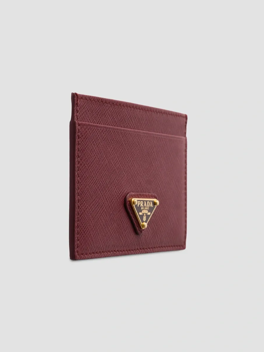 Prada Women's Saffiano Leather Card Holder | Thumbnail 3