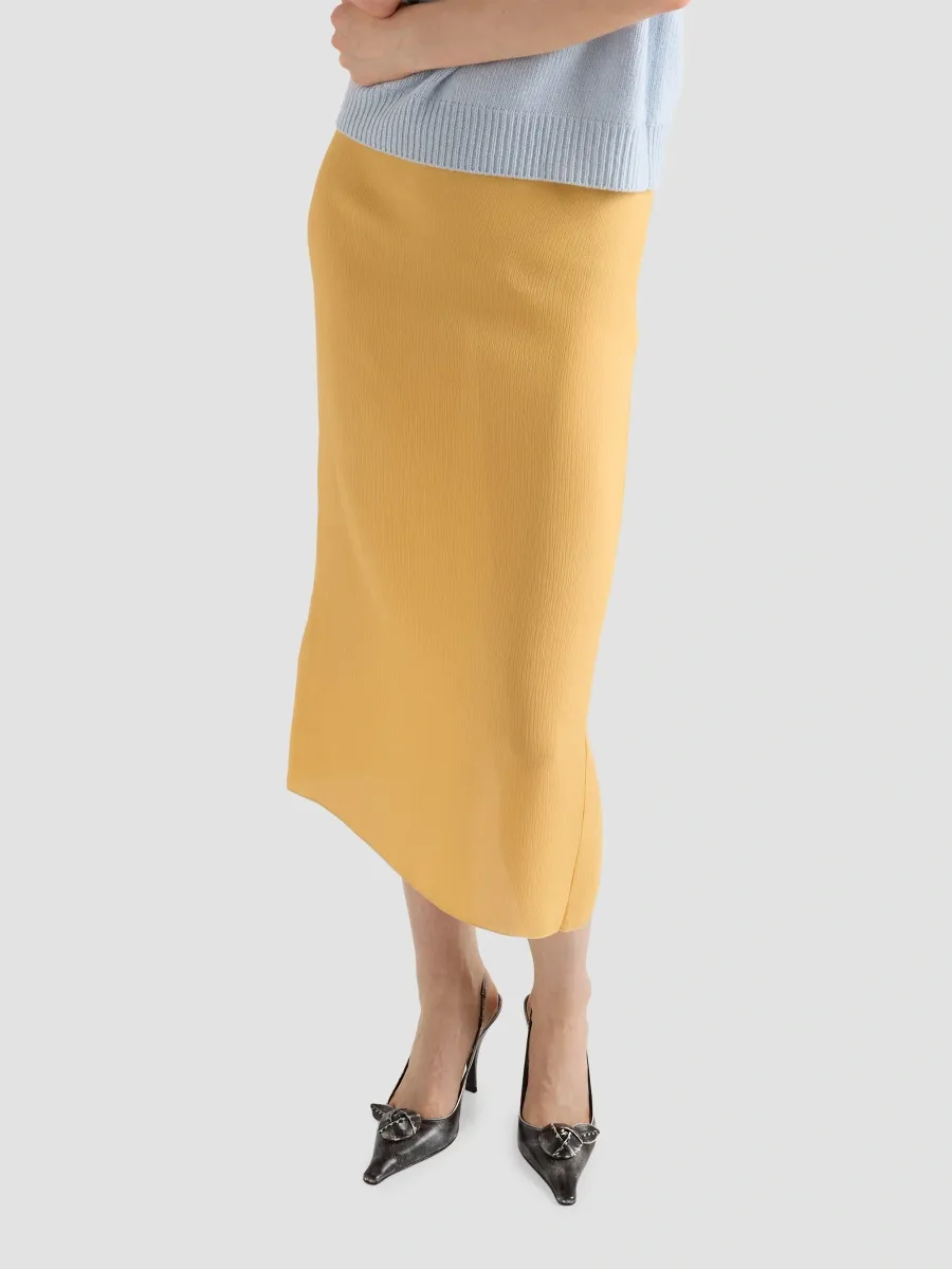 Prada Women's Triple Chiffon Midi Skirt | Thumbnail 3 Prada Women's Triple Chiffon Midi Skirt | Thumbnail 3