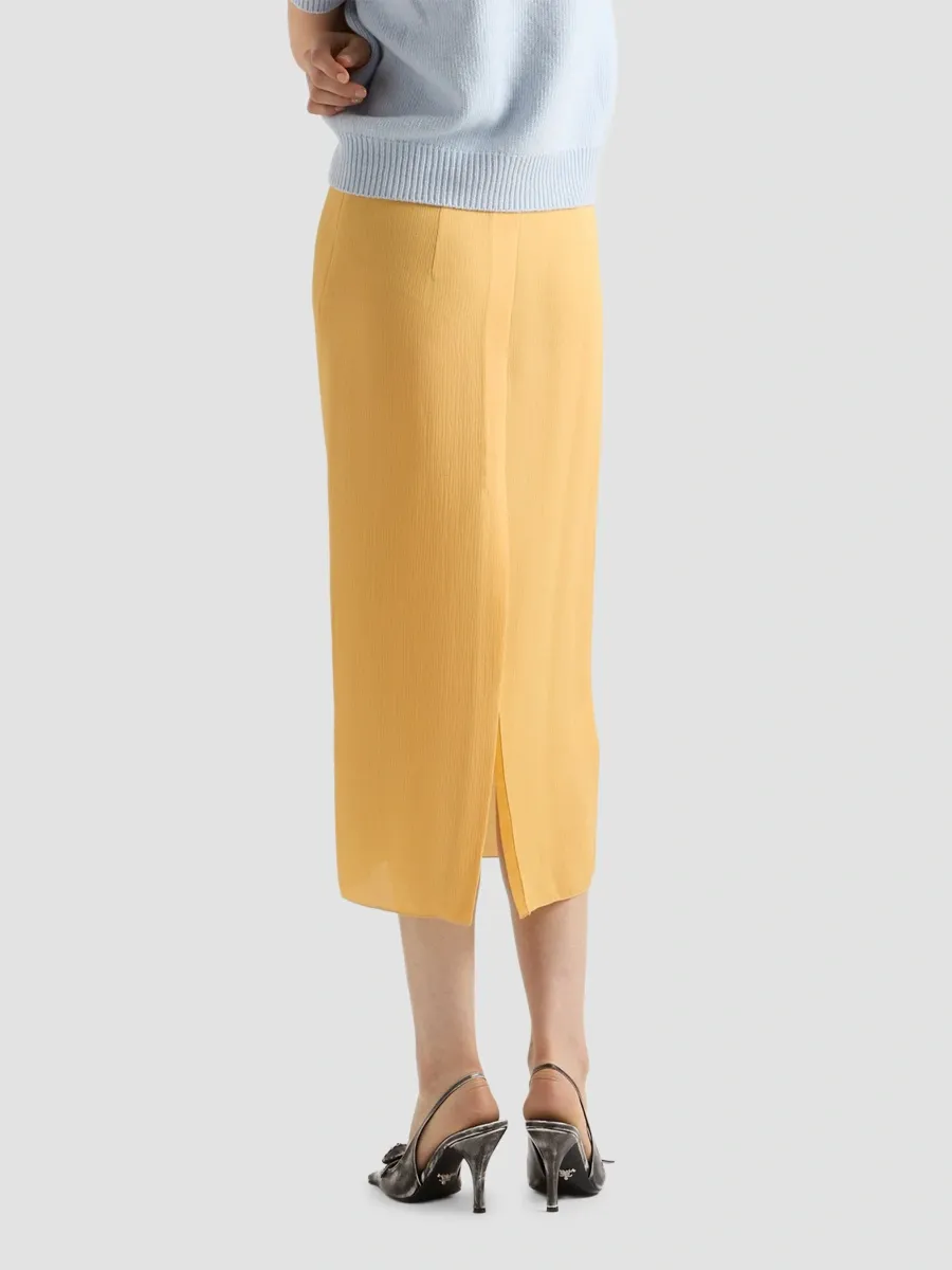 Prada Women's Triple Chiffon Midi Skirt | Thumbnail 4 Prada Women's Triple Chiffon Midi Skirt | Thumbnail 4