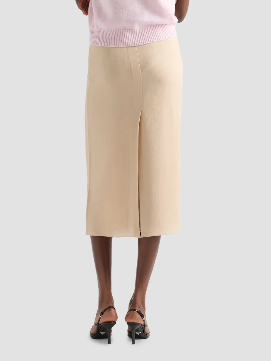 Prada Women's Triple Chiffon Midi Skirt | Thumbnail 4 Prada Women's Triple Chiffon Midi Skirt | Thumbnail 4